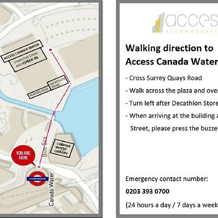 Access Canada Water Apartman London Kültér fotó