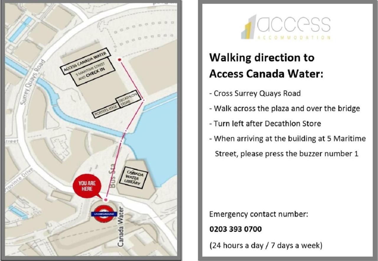 Access Canada Water Apartman London Kültér fotó